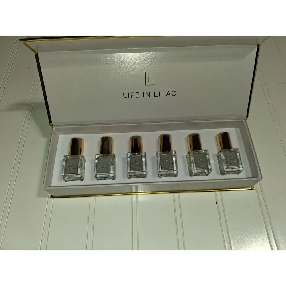Life in Lilac Perfume Roll-On Gift Set 6 Scents 4ml Each New in Box